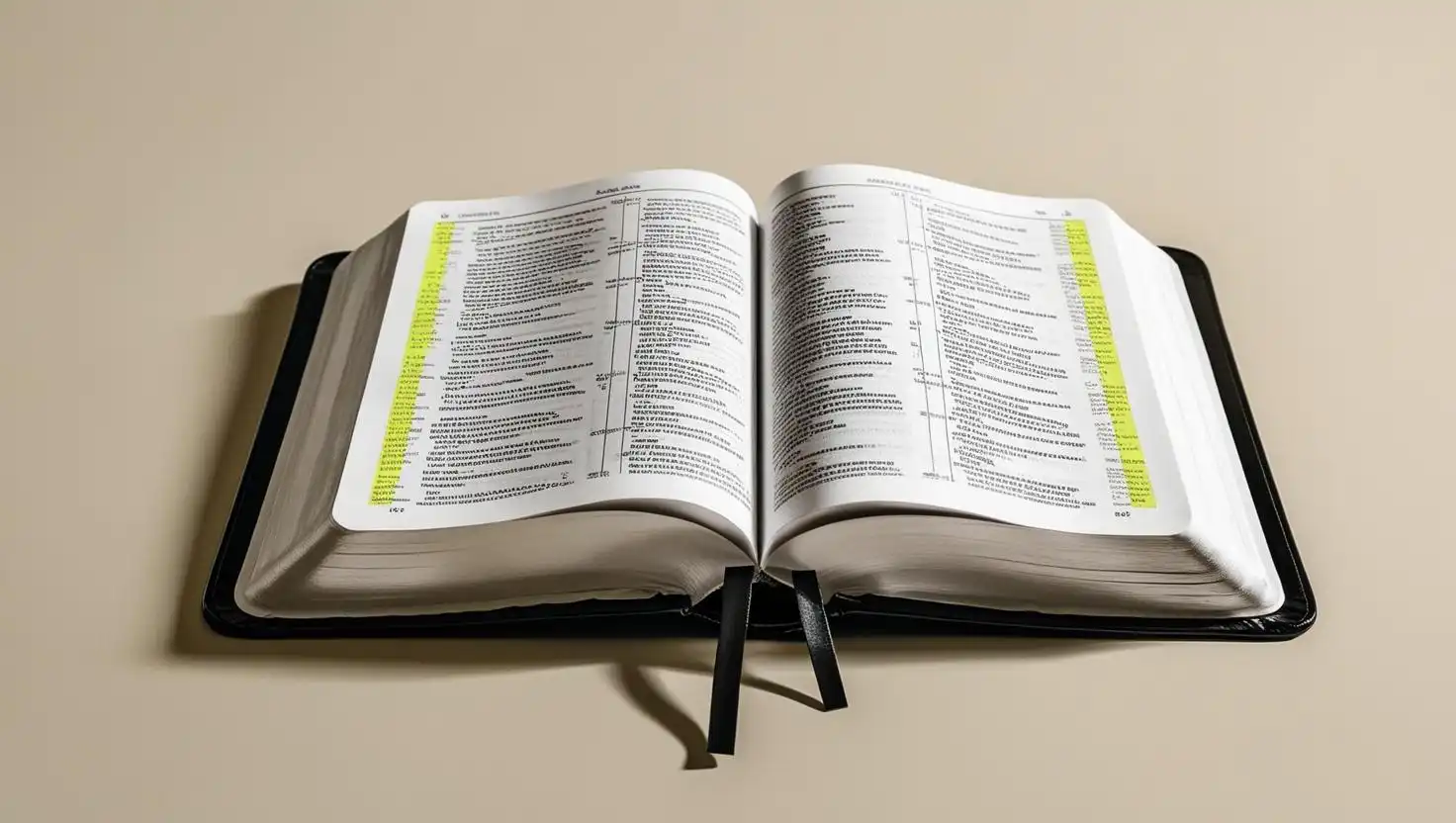 An open Bible with highlighted verses, encouraging spiritual renewal and trusting God’s plan.