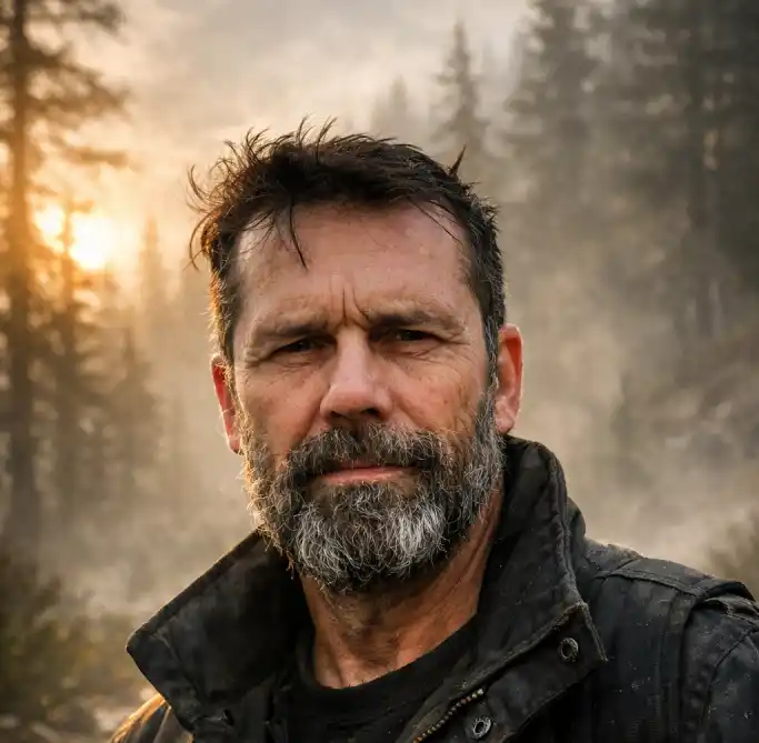 Gary Voysey in mountains