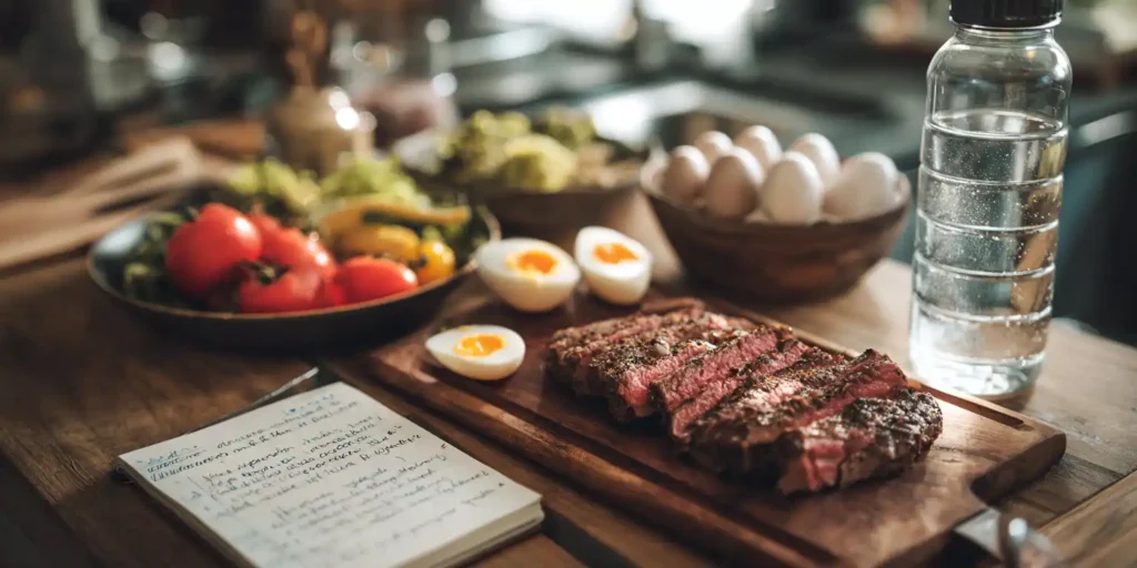 intermittent fasting for men high protein meal plan